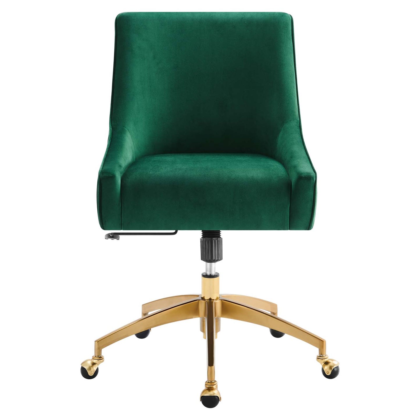 Discern Performance Velvet Office Chair By Modway - EEI-5080-GRN | Dining Chairs |  Modishstore - 5