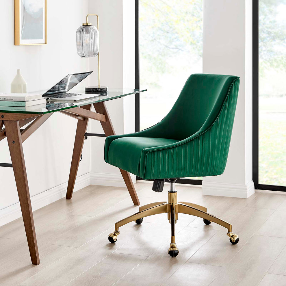 Discern Performance Velvet Office Chair By Modway - EEI-5080 | Dining Chairs | Modishstore - 1