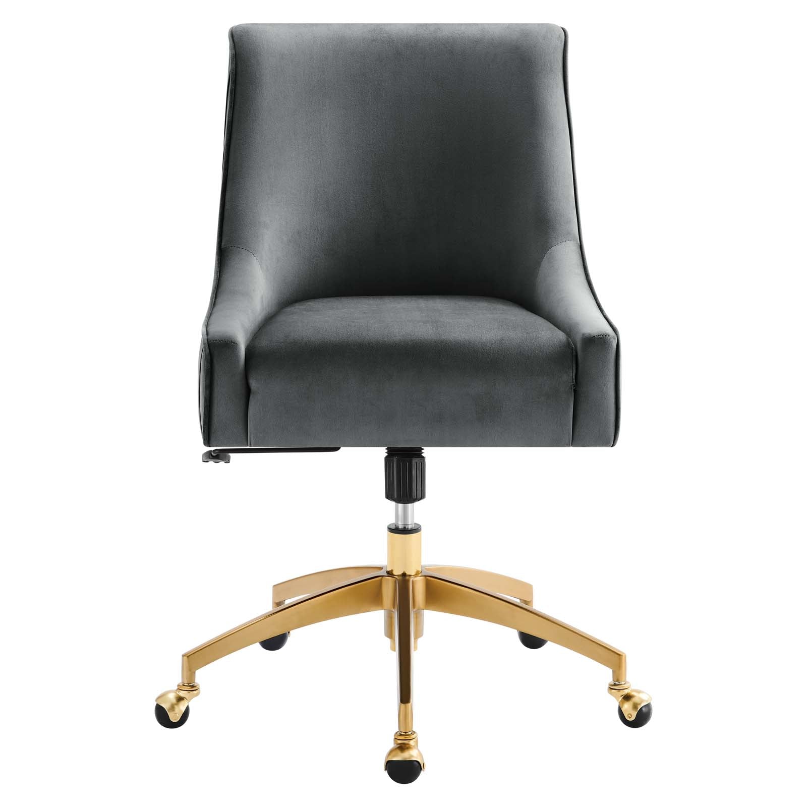 Discern Performance Velvet Office Chair By Modway - EEI-5080-GRN | Dining Chairs |  Modishstore - 11
