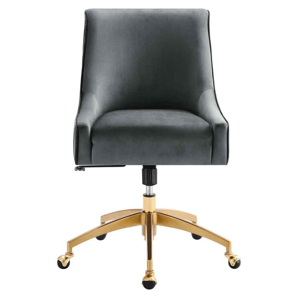 Discern Performance Velvet Office Chair By Modway - EEI-5080 | Dining Chairs | Modishstore - 11