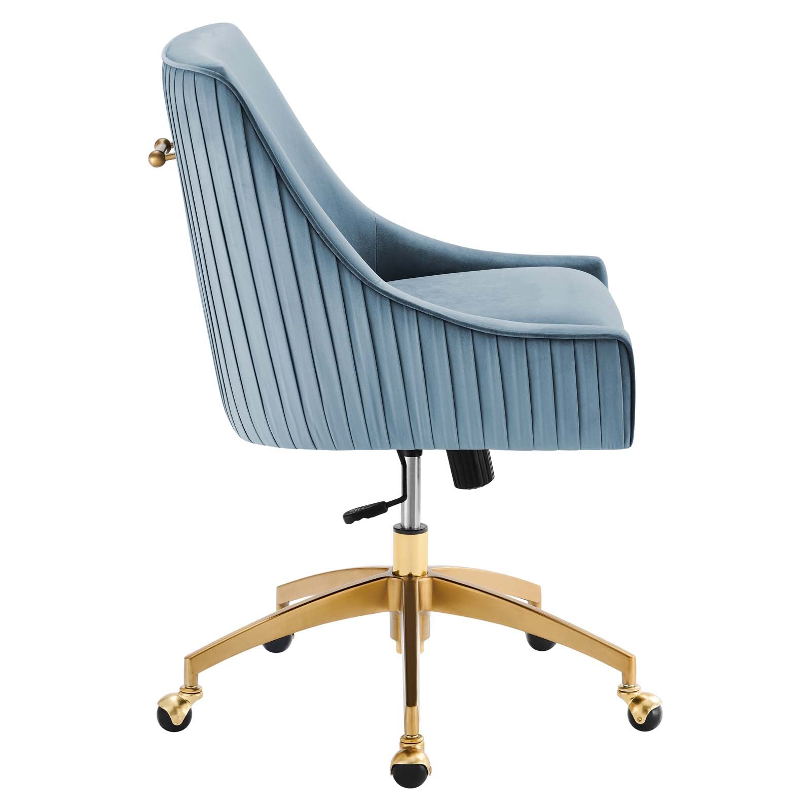 Discern Performance Velvet Office Chair By Modway - EEI-5080-GRN | Dining Chairs |  Modishstore - 16
