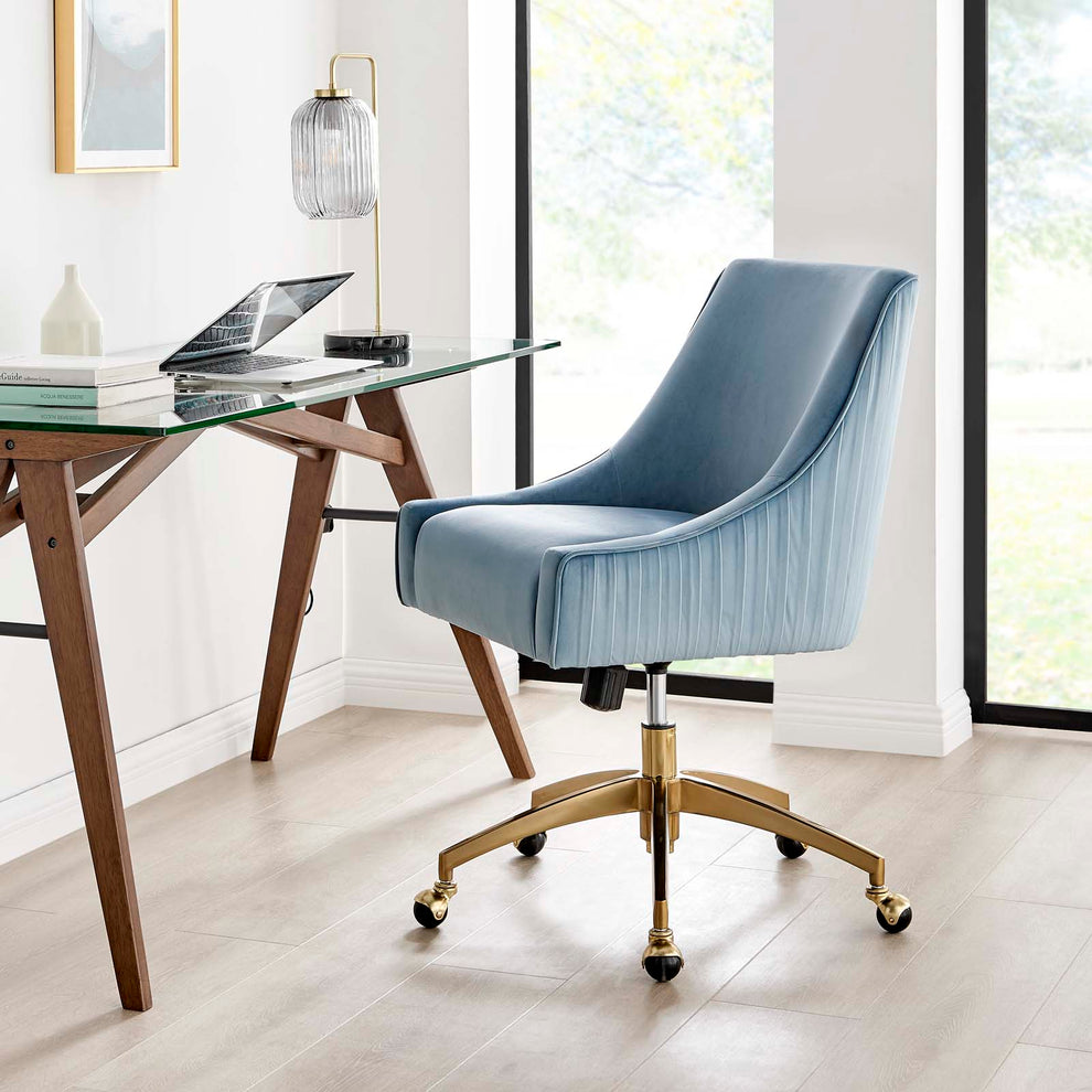 Discern Performance Velvet Office Chair By Modway - EEI-5080 | Dining Chairs | Modishstore - 19