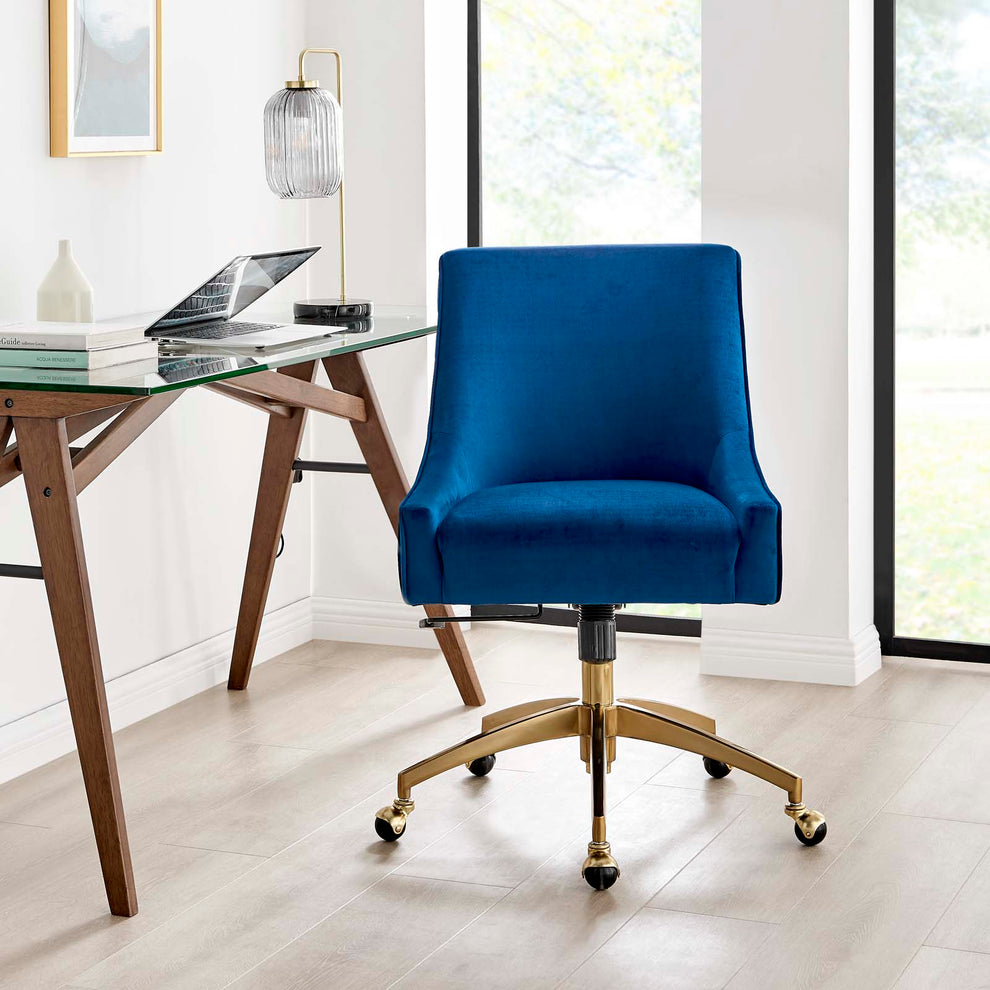 Discern Performance Velvet Office Chair By Modway - EEI-5080 | Dining Chairs | Modishstore - 28