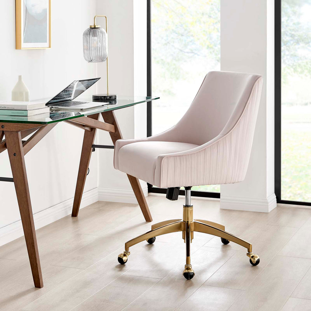 Discern Performance Velvet Office Chair By Modway - EEI-5080 | Dining Chairs | Modishstore - 33