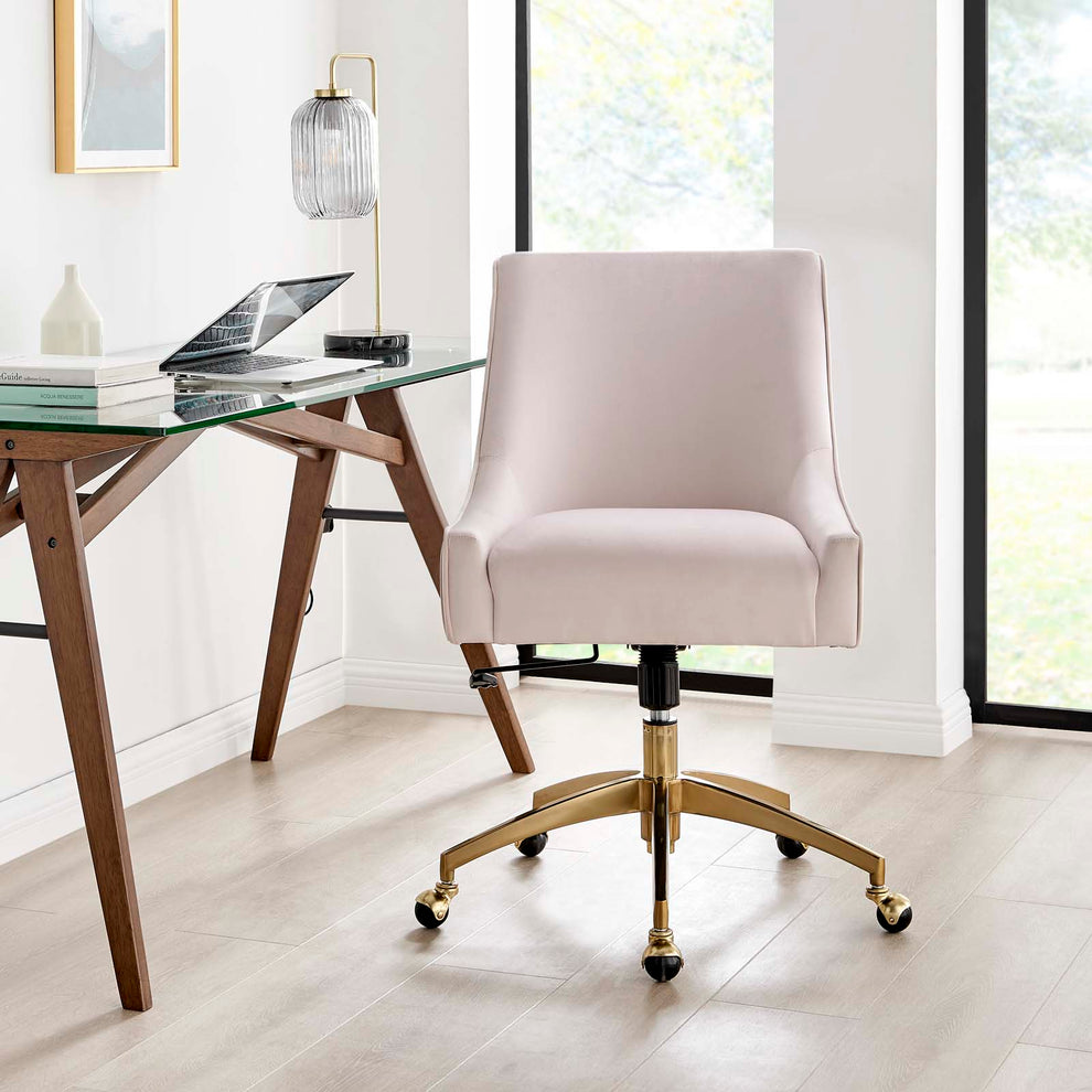 Discern Performance Velvet Office Chair By Modway - EEI-5080 | Dining Chairs | Modishstore - 35