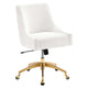 Discern Performance Velvet Office Chair By Modway - EEI-5080-GRN | Dining Chairs |  Modishstore - 36