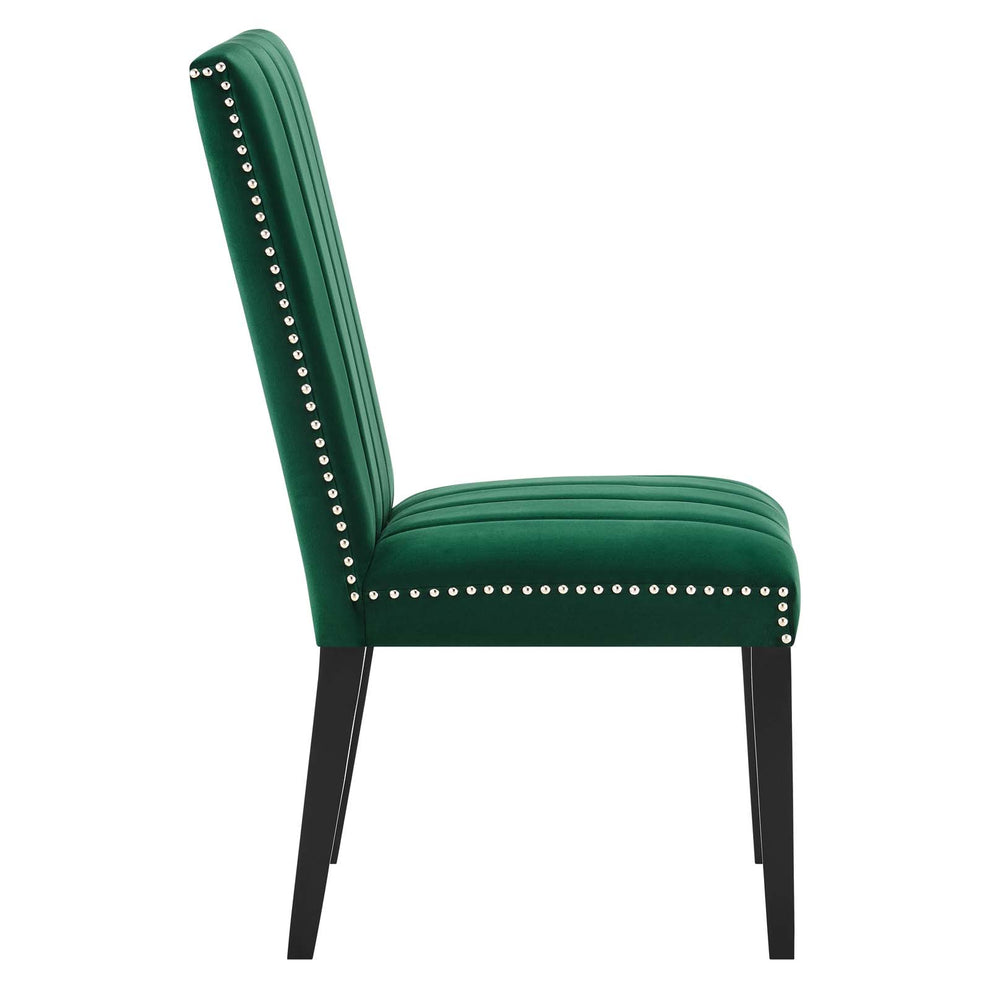 Catalyst Performance Velvet Dining Side Chairs - Set of 2 By Modway - EEI-5081 | Dining Chairs | Modishstore - 3