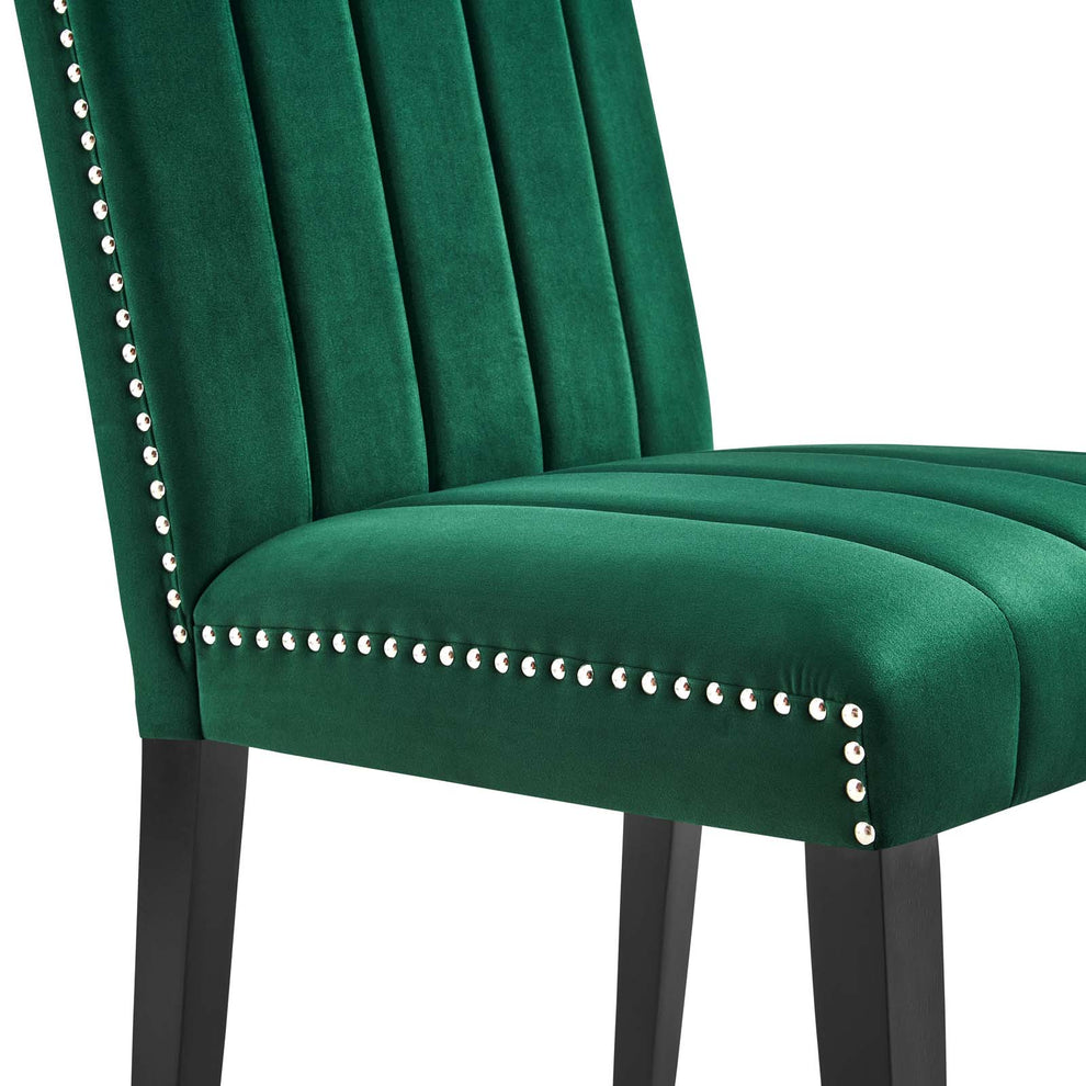 Catalyst Performance Velvet Dining Side Chairs - Set of 2 By Modway - EEI-5081 | Dining Chairs | Modishstore - 5