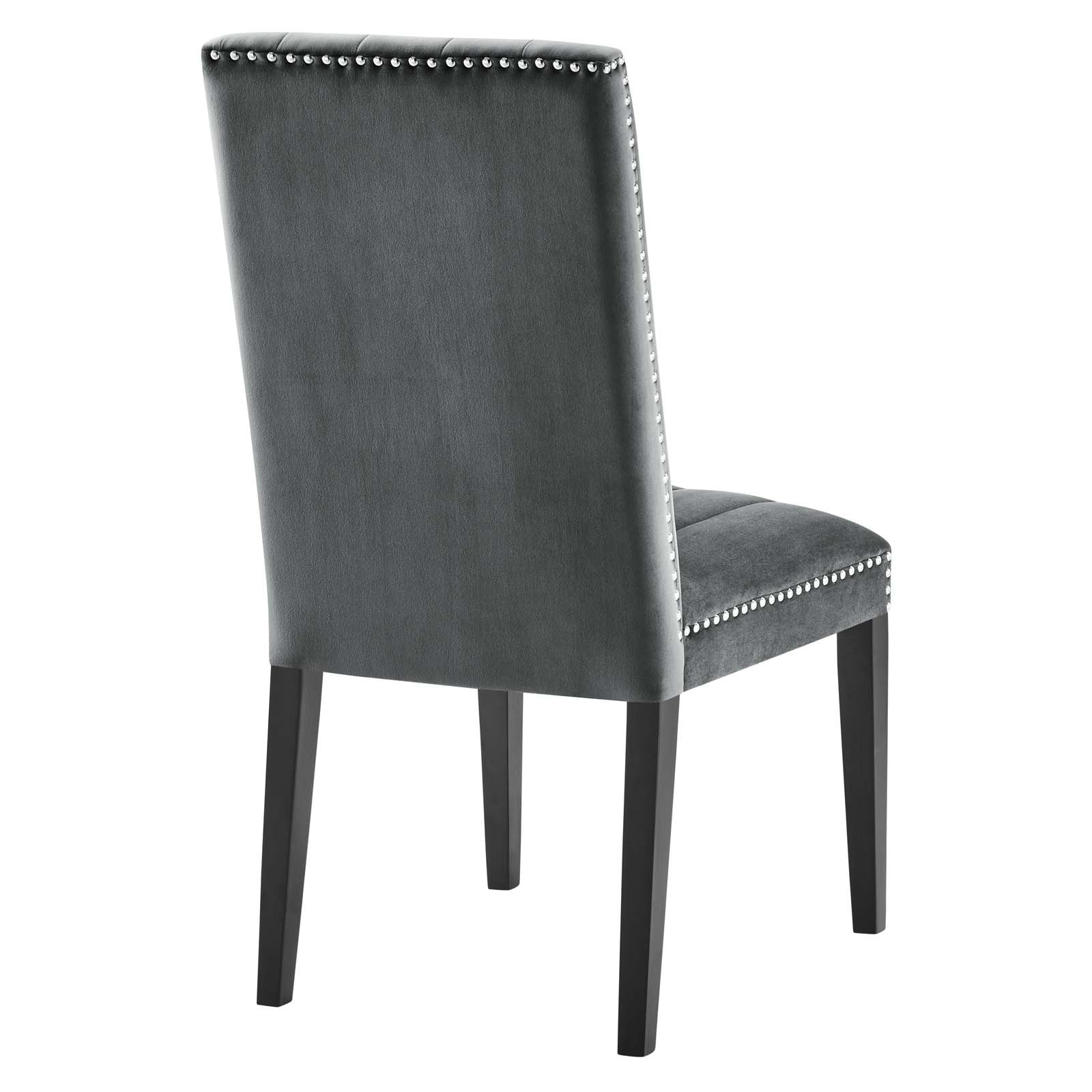 Catalyst Performance Velvet Dining Side Chairs - Set Of 2 By Modway - EEI-5081-GRN | Dining Chairs |  Modishstore - 12