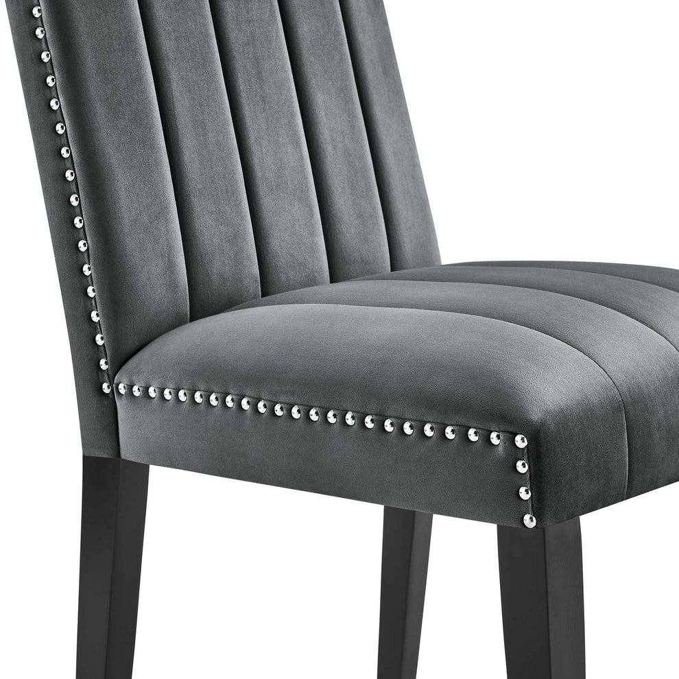 Catalyst Performance Velvet Dining Side Chairs - Set of 2 By Modway - EEI-5081 | Dining Chairs | Modishstore - 13