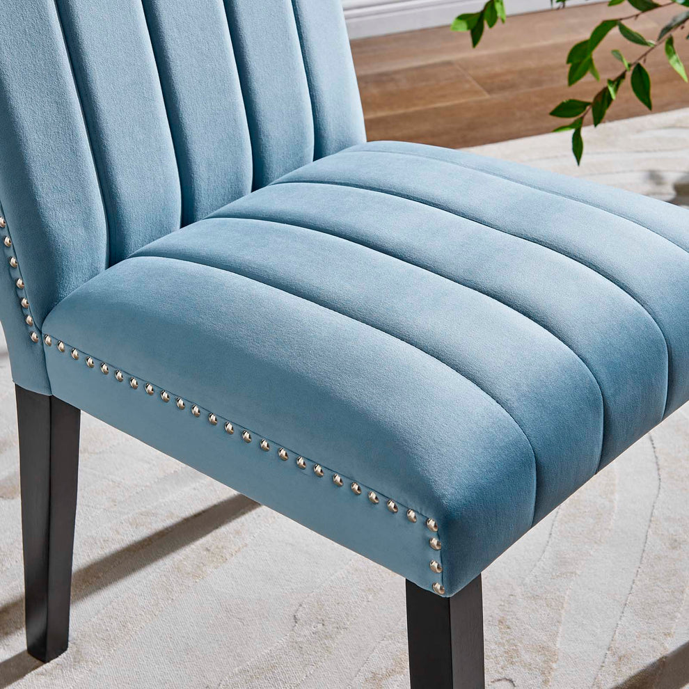 Catalyst Performance Velvet Dining Side Chairs - Set of 2 By Modway - EEI-5081 | Dining Chairs | Modishstore - 23