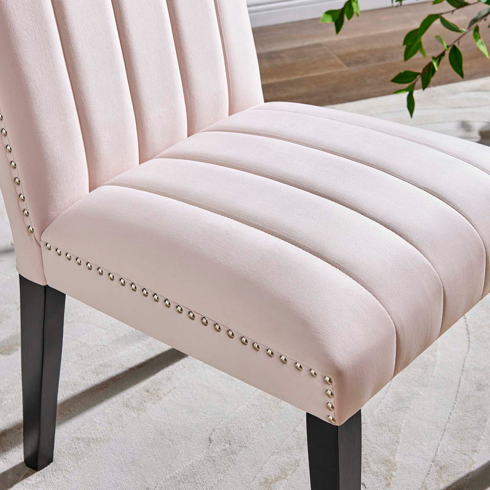 Catalyst Performance Velvet Dining Side Chairs - Set of 2 By Modway - EEI-5081 | Dining Chairs | Modishstore - 39