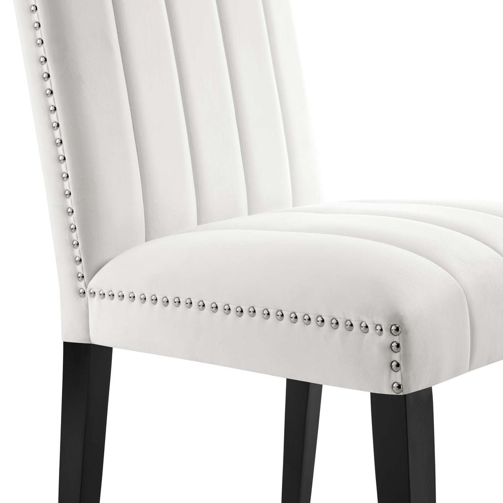 Catalyst Performance Velvet Dining Side Chairs - Set of 2 By Modway - EEI-5081 | Dining Chairs | Modishstore - 45
