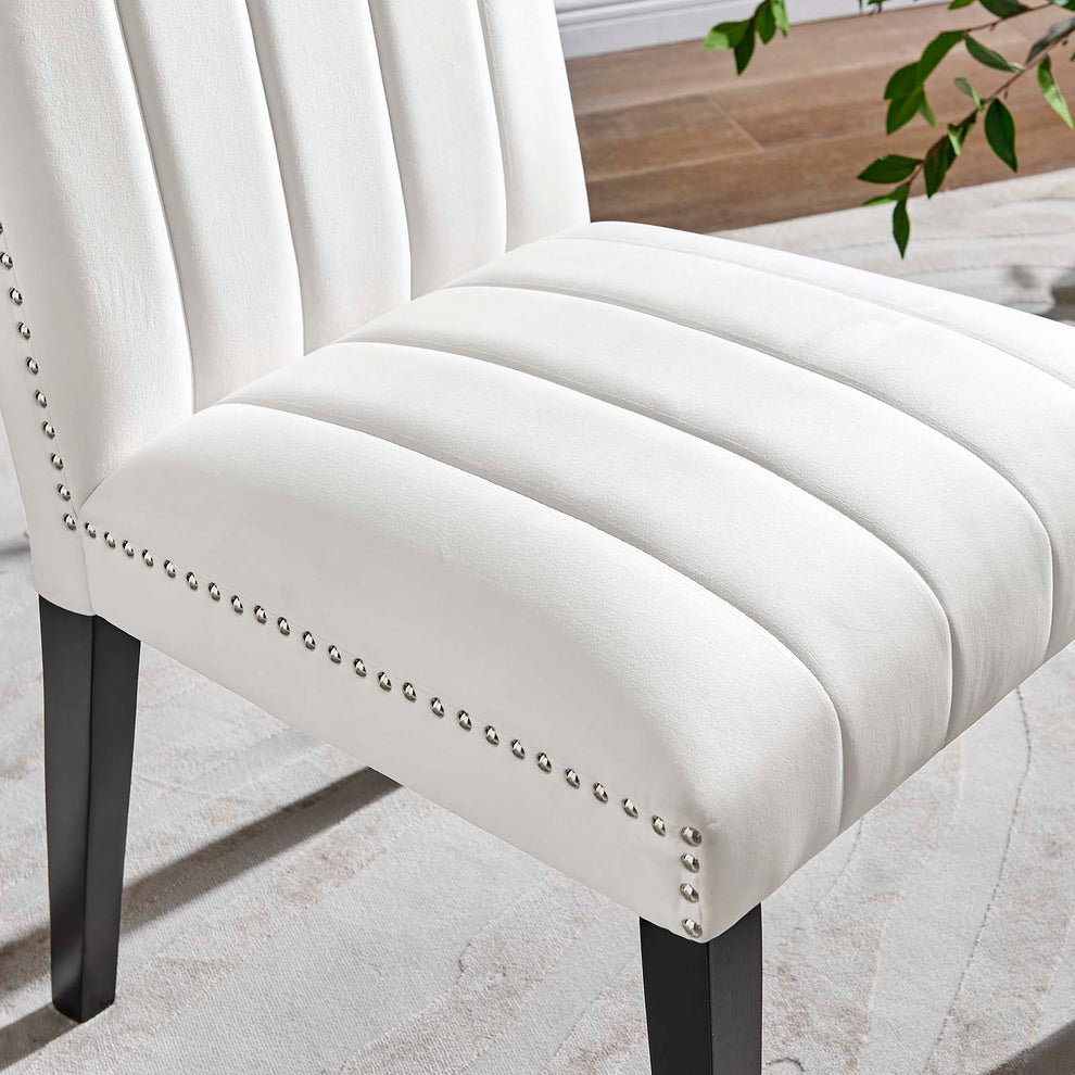 Catalyst Performance Velvet Dining Side Chairs - Set of 2 By Modway - EEI-5081 | Dining Chairs | Modishstore - 47