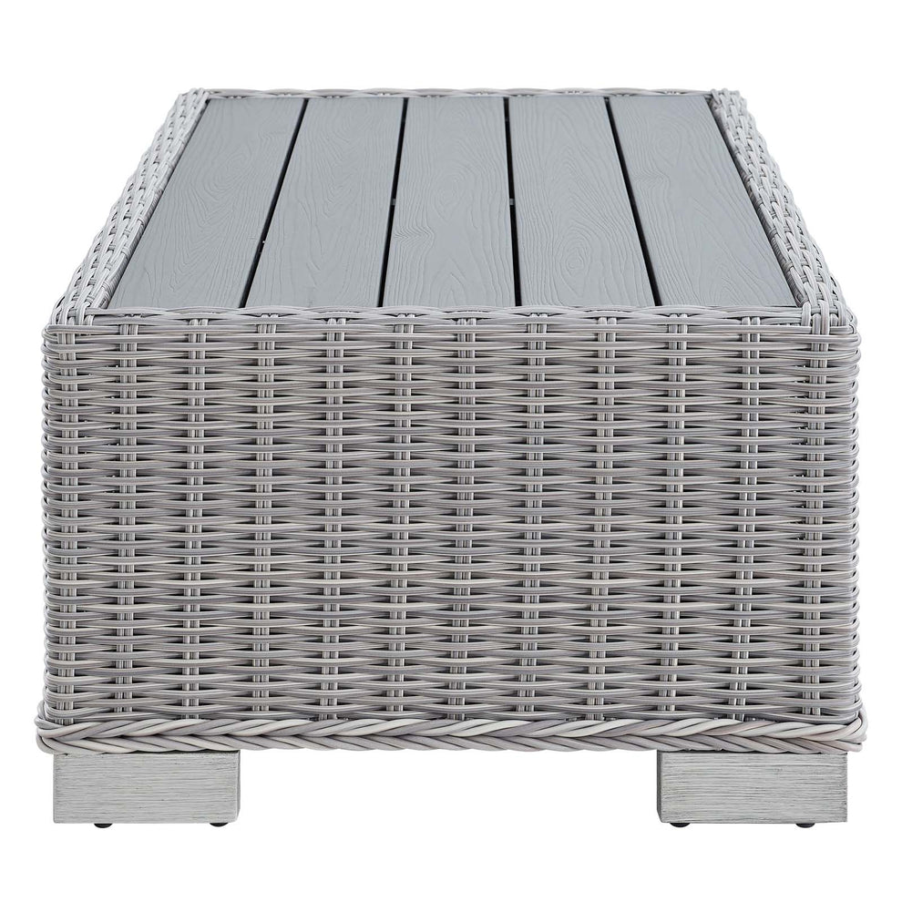 Modway Conway 4-Piece Outdoor Patio Wicker Rattan Furniture Set - EEI-5091 | Outdoor Sofas, Loveseats & Sectionals | Modishstore - 17