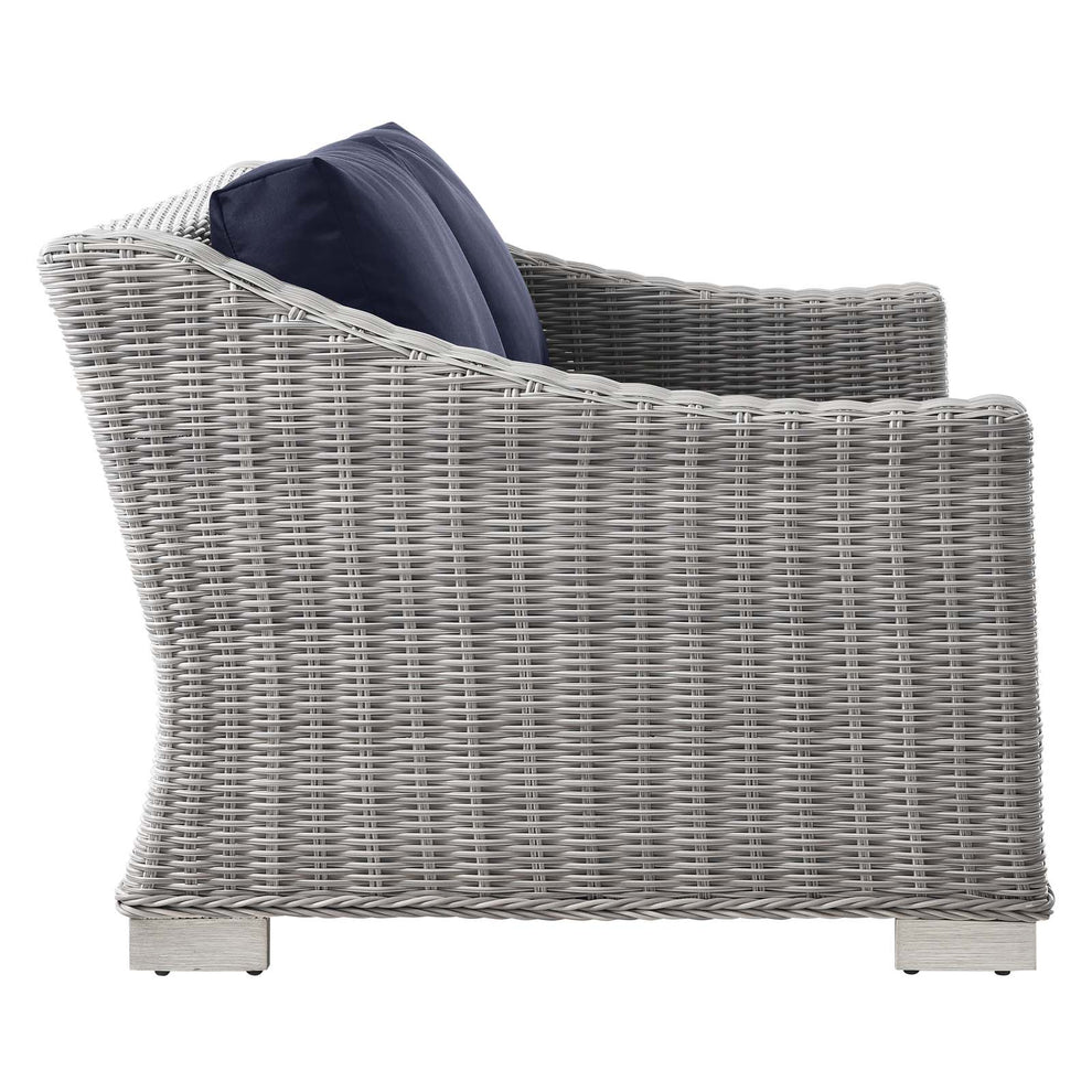 Modway Conway 5-Piece Outdoor Patio Wicker Rattan Furniture Set - EEI-5092 | Outdoor Sofas, Loveseats & Sectionals | Modishstore - 21