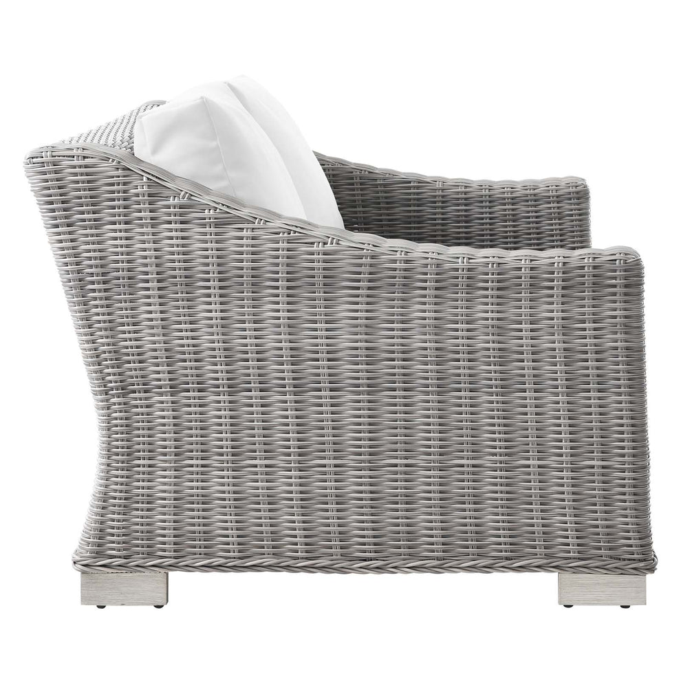 Modway Conway 5-Piece Outdoor Patio Wicker Rattan Furniture Set - EEI-5092 | Outdoor Sofas, Loveseats & Sectionals | Modishstore - 28