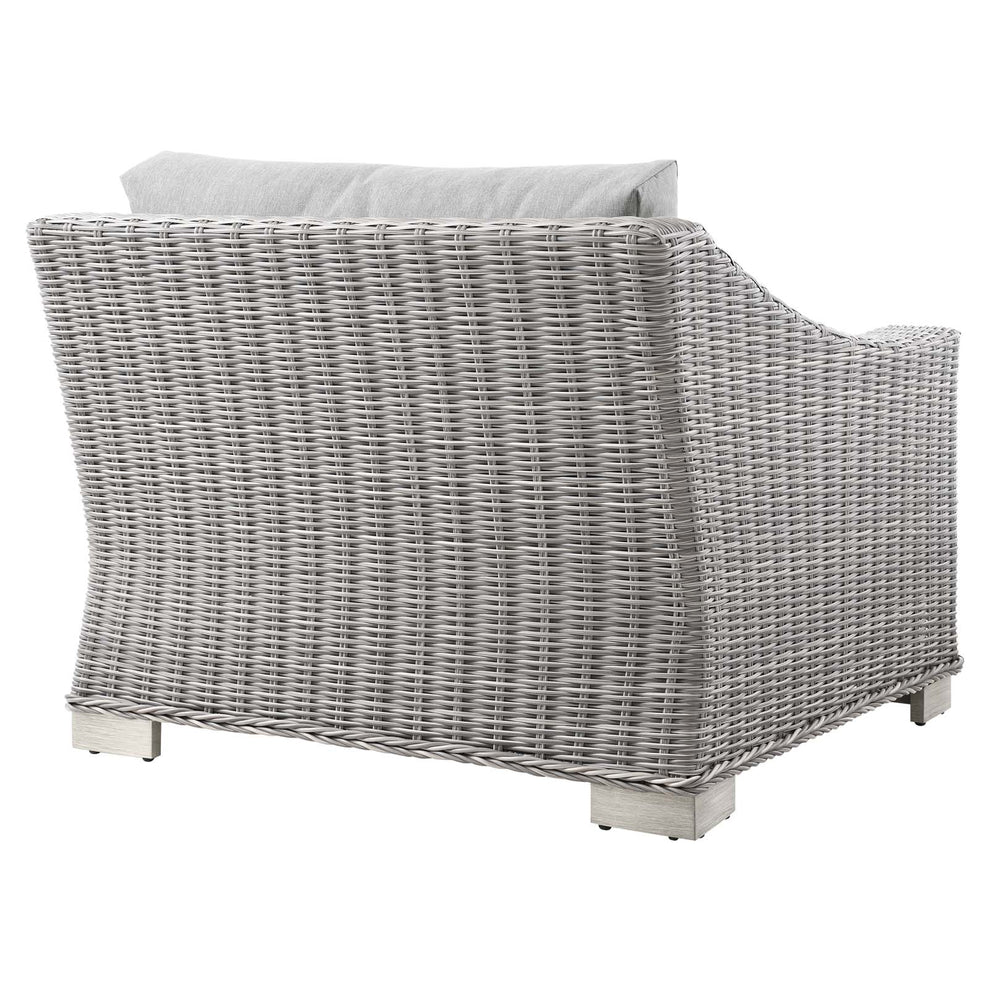 Modway Conway Outdoor Patio Wicker Rattan 6-Piece Sectional Sofa Furniture Set - EEI-5094 | Outdoor Sofas, Loveseats & Sectionals | Modishstore - 14