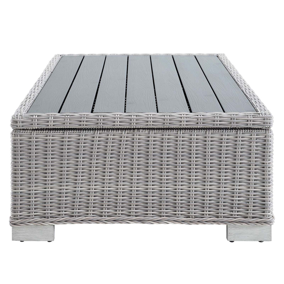 Modway Conway Outdoor Patio Wicker Rattan 6-Piece Sectional Sofa Furniture Set - EEI-5094 | Outdoor Sofas, Loveseats & Sectionals | Modishstore - 19