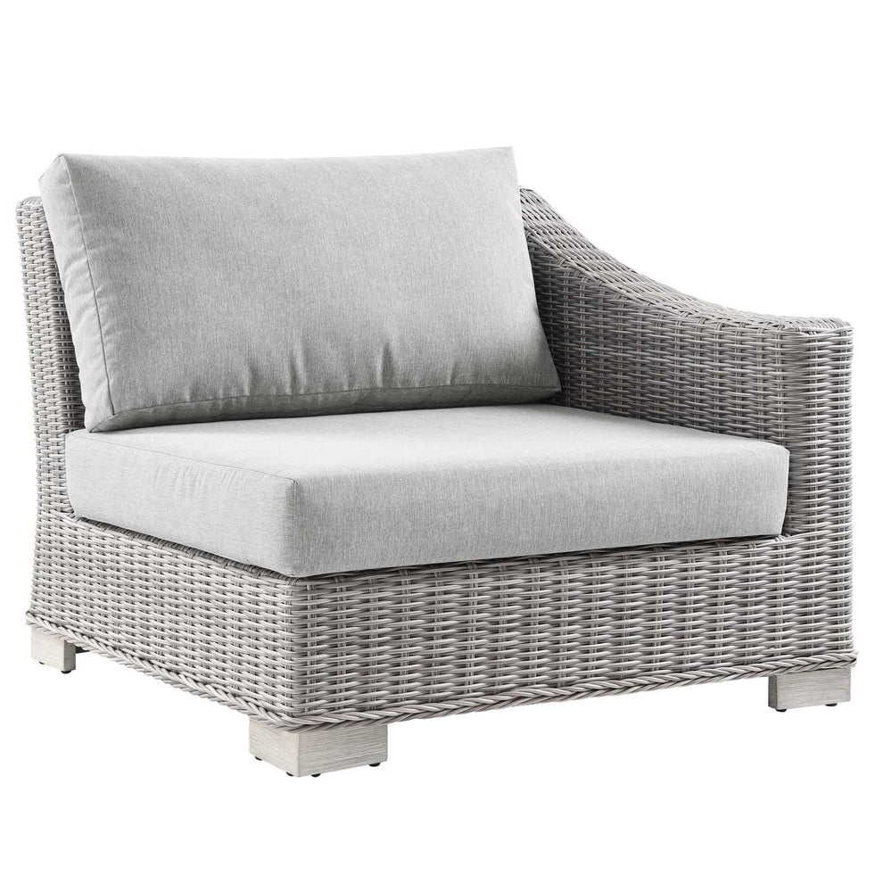 Modway Conway Outdoor Patio Wicker Rattan 6-Piece Sectional Sofa Furniture Set - EEI-5094 | Outdoor Sofas, Loveseats & Sectionals | Modishstore - 18