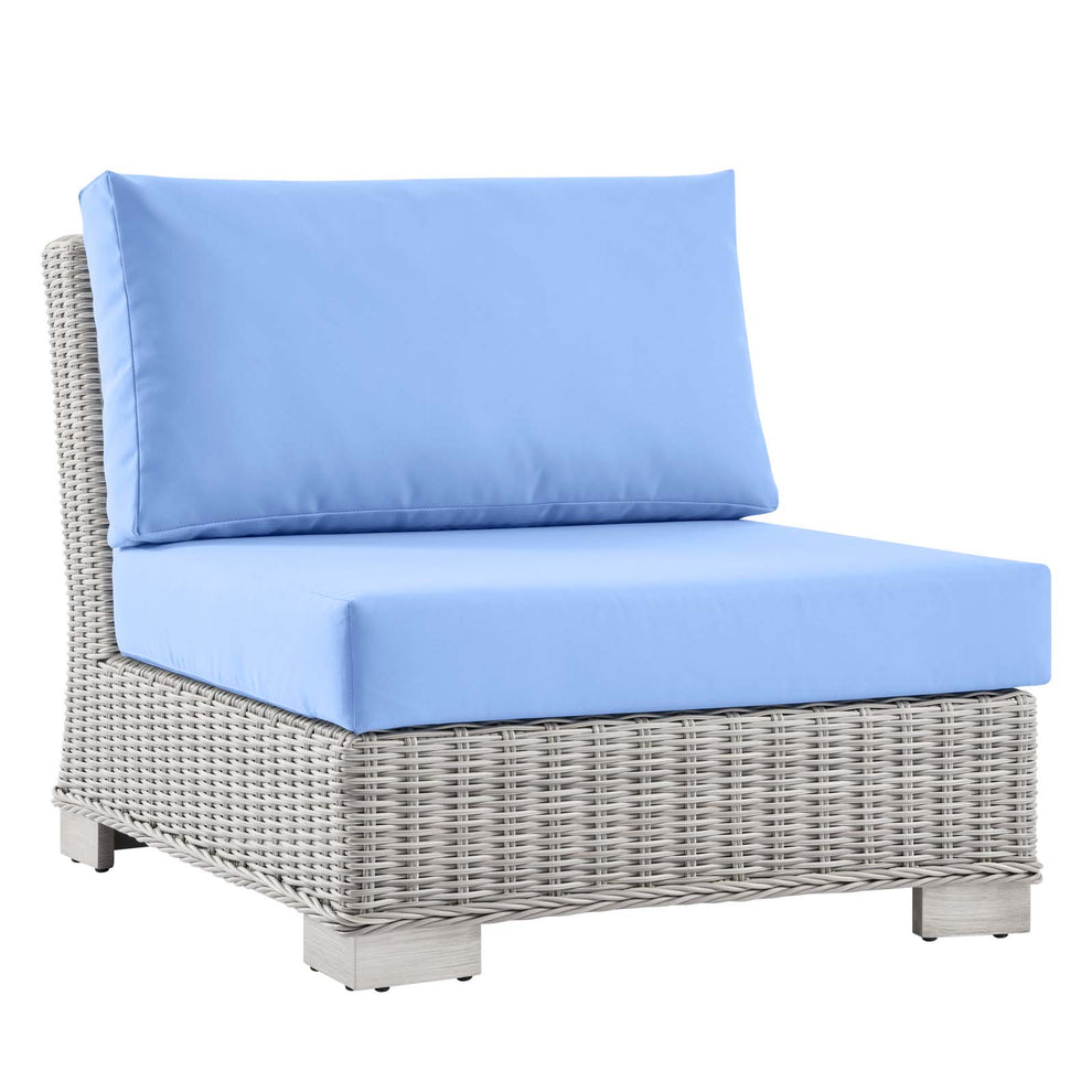 Modway Conway Outdoor Patio Wicker Rattan 6-Piece Sectional Sofa Furniture Set - EEI-5094 | Outdoor Sofas, Loveseats & Sectionals | Modishstore - 2