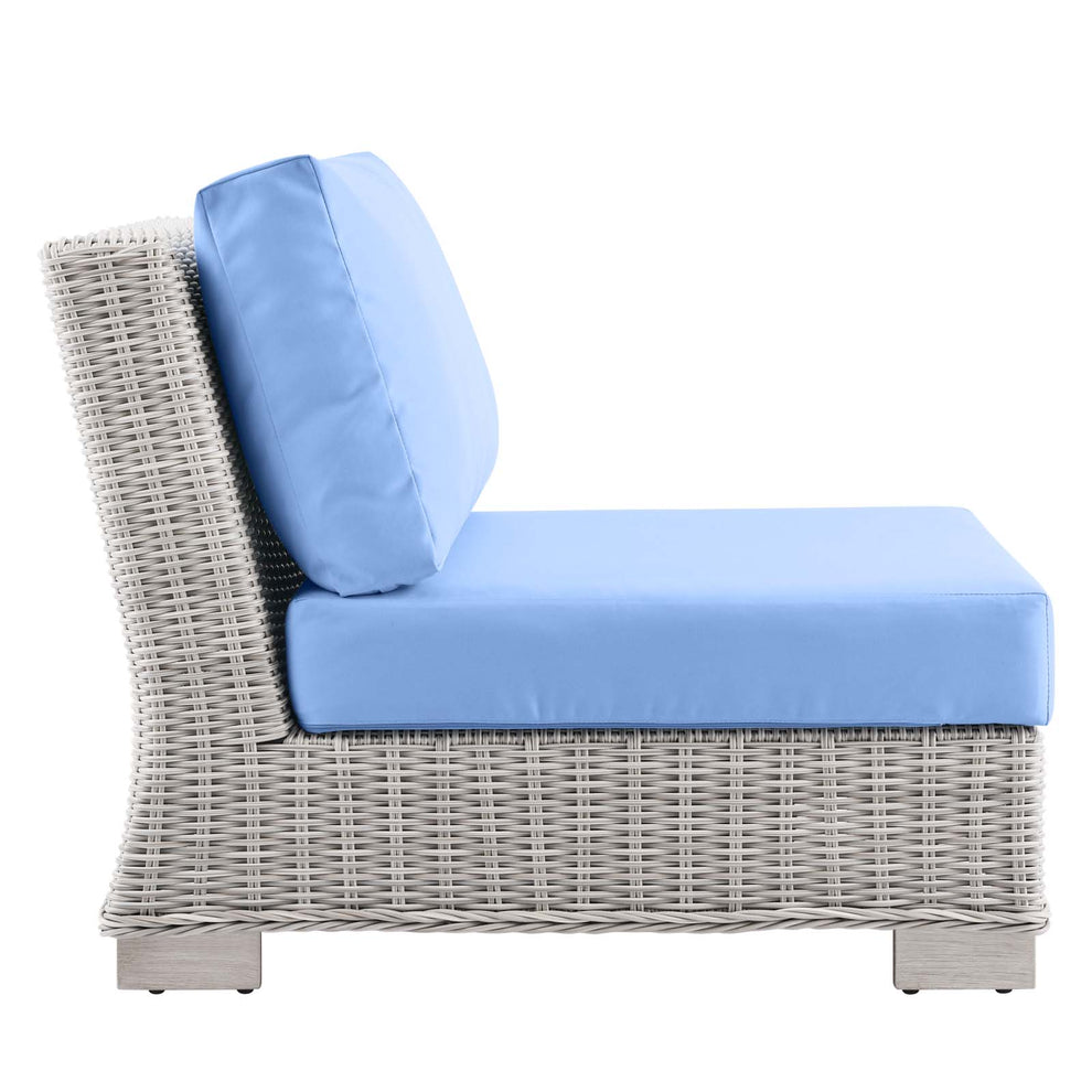 Modway Conway Outdoor Patio Wicker Rattan 6-Piece Sectional Sofa Furniture Set - EEI-5094 | Outdoor Sofas, Loveseats & Sectionals | Modishstore - 3
