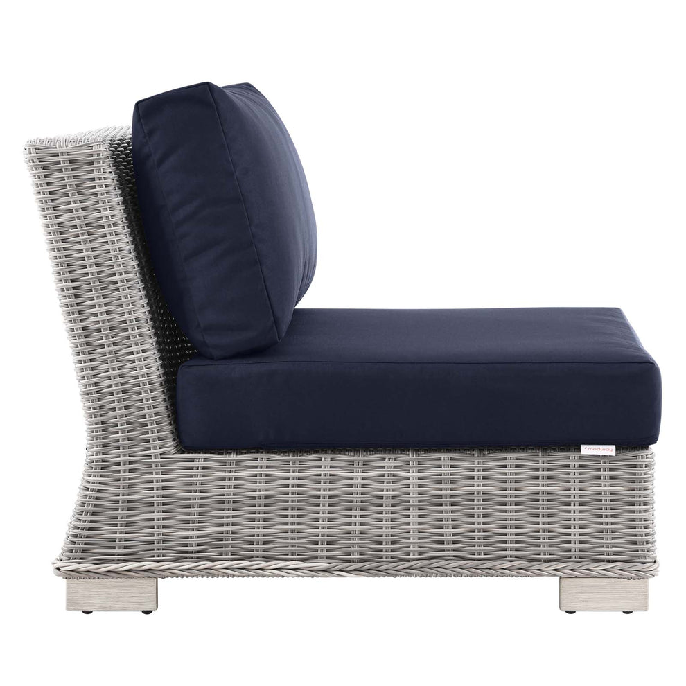 Modway Conway Outdoor Patio Wicker Rattan 6-Piece Sectional Sofa Furniture Set - EEI-5094 | Outdoor Sofas, Loveseats & Sectionals | Modishstore - 6