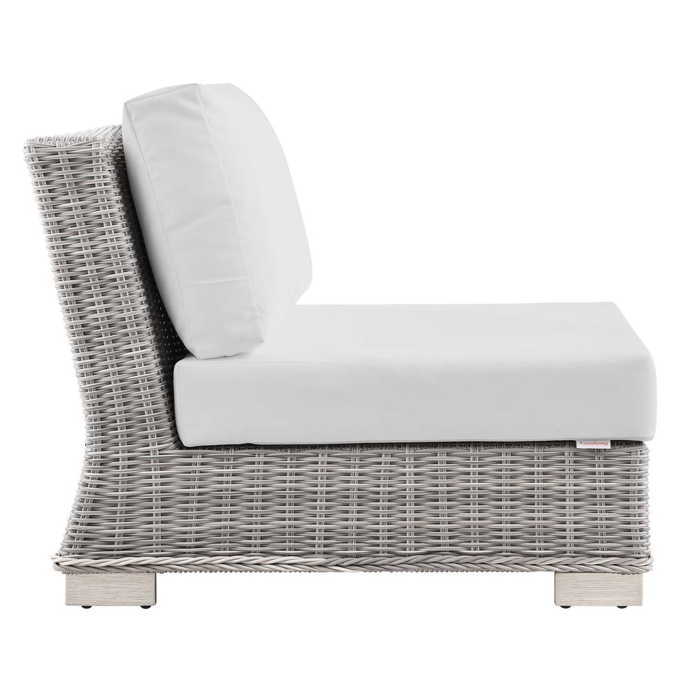 Modway Conway Outdoor Patio Wicker Rattan 6-Piece Sectional Sofa Furniture Set - EEI-5094 | Outdoor Sofas, Loveseats & Sectionals | Modishstore - 9