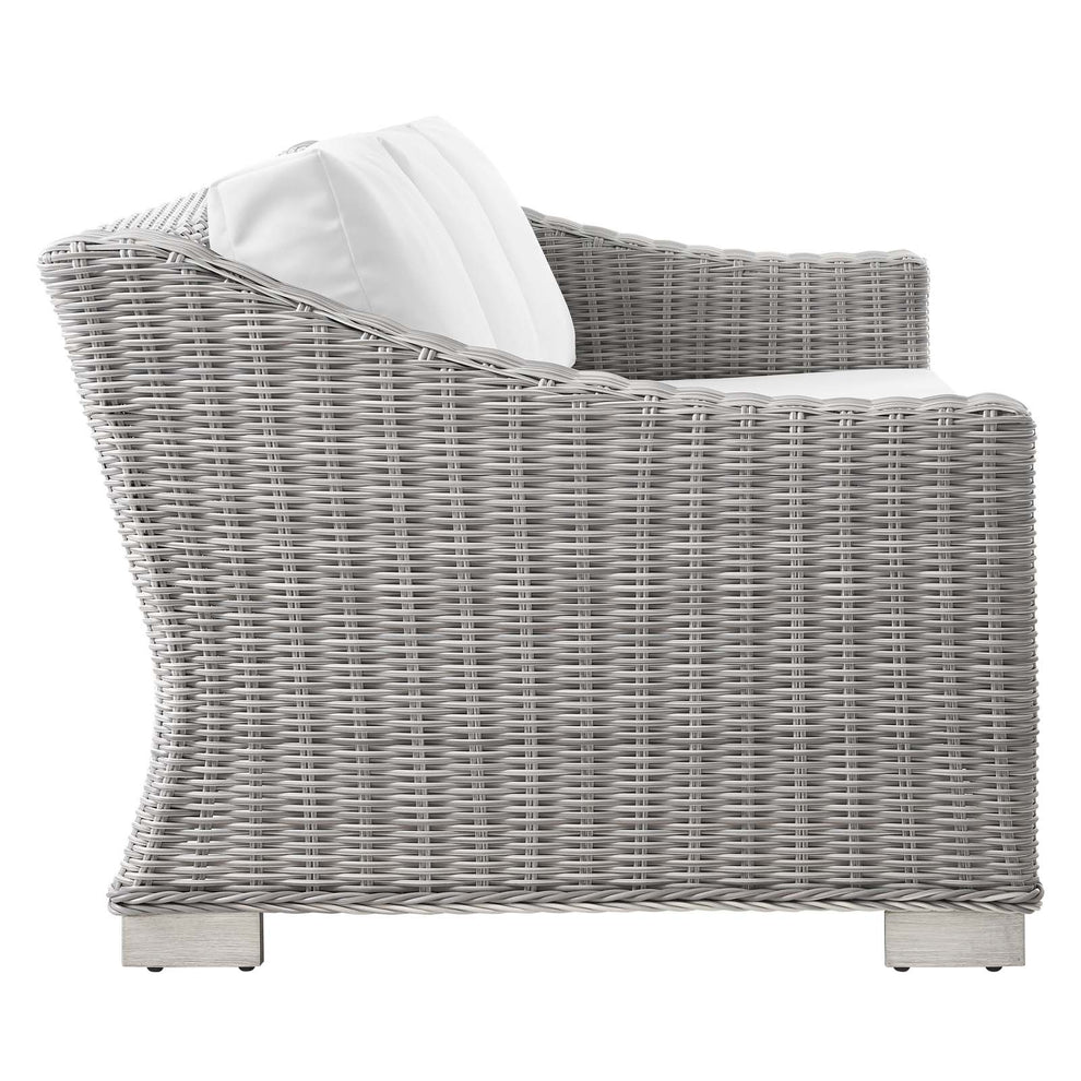 Modway Conway 4-Piece Outdoor Patio Wicker Rattan Furniture Set - EEI-5095 | Outdoor Sofas, Loveseats & Sectionals | Modishstore - 16