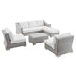 Modway Conway 5-Piece Outdoor Patio Wicker Rattan Furniture Set - EEI-5097 | Outdoor Sofas, Loveseats & Sectionals | Modishstore - 14