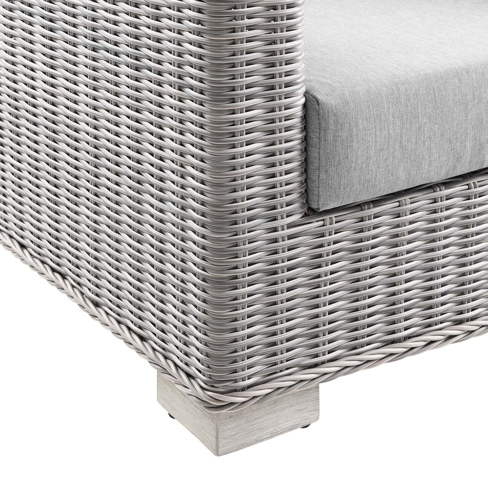 Modway Conway Outdoor Patio Wicker Rattan 7-Piece Sectional Sofa Furniture Set - EEI-5098 | Outdoor Sofas, Loveseats & Sectionals | Modishstore - 3