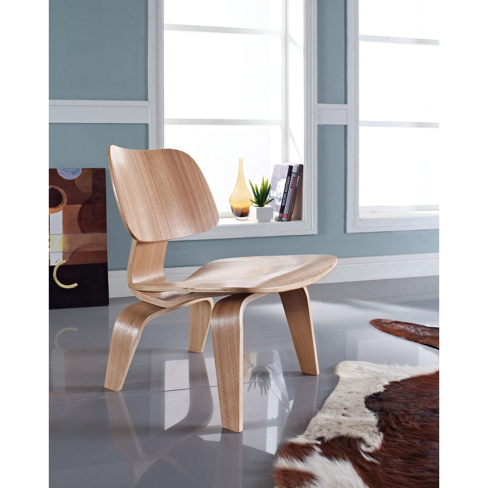 Fathom Wood Lounge Chair By Modway - EEI-510 | Side Chairs | Modishstore - 1
