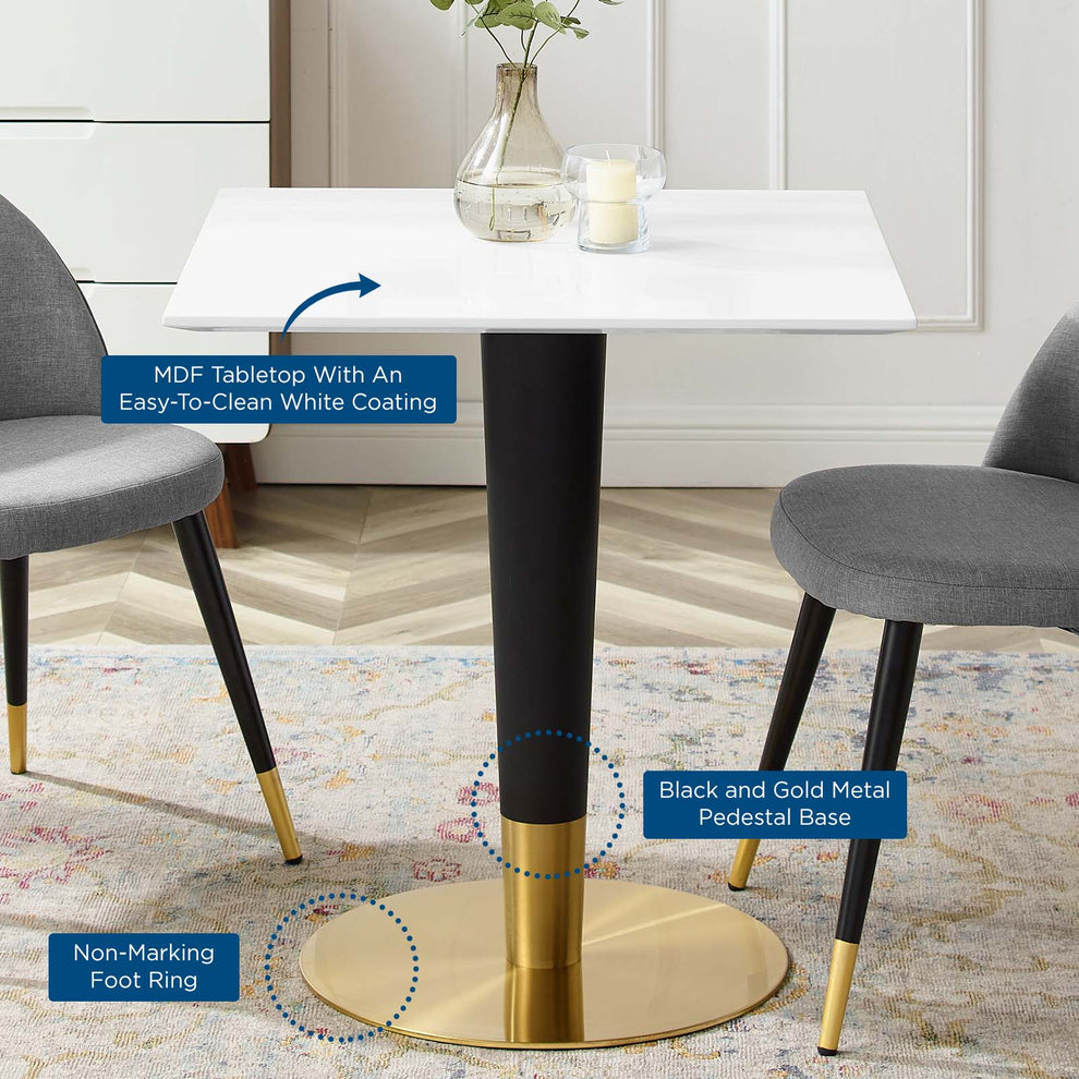 Zinque 28" Square Dining Table By Modway - EEI-5119 | Dining Tables | Modishstore - 5