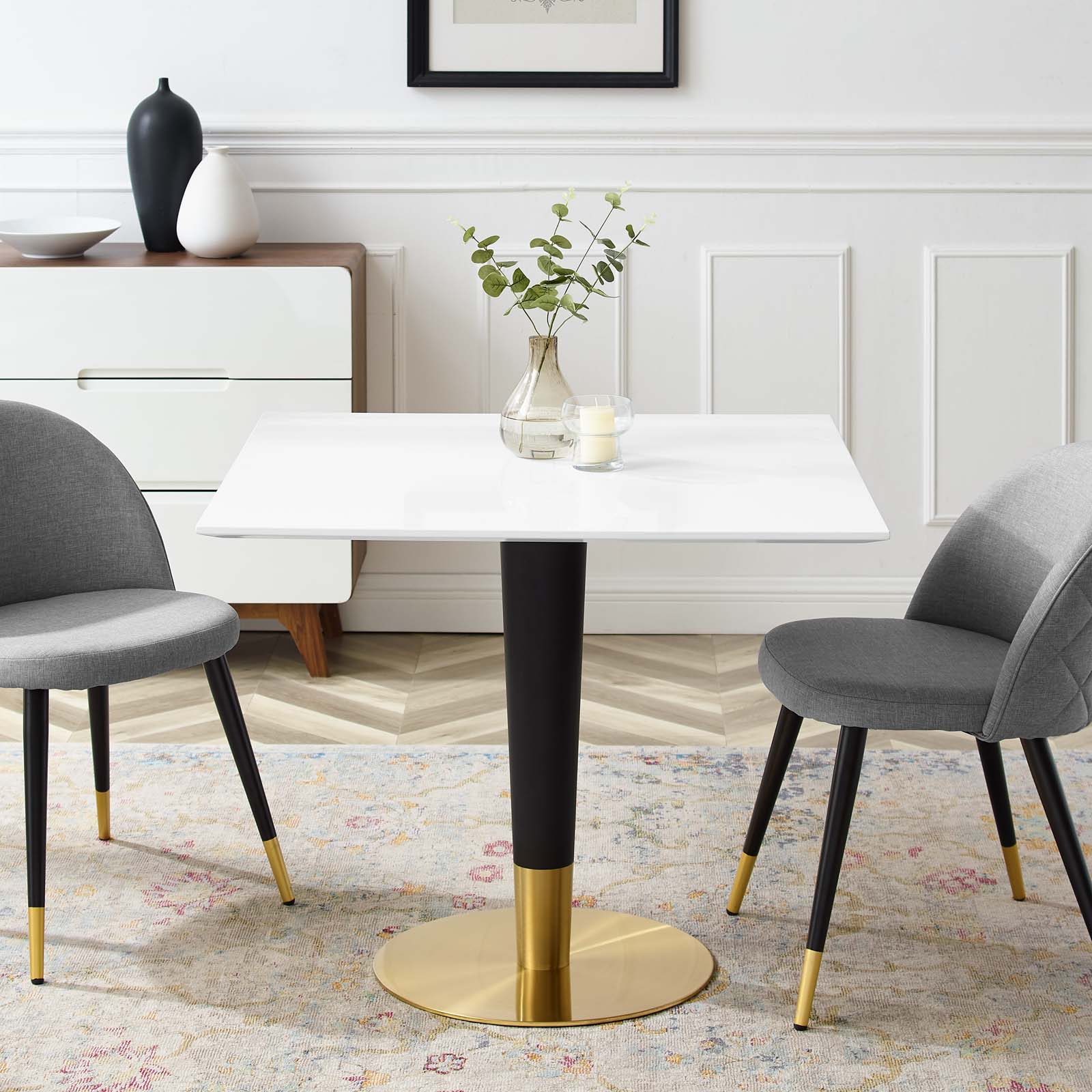 Zinque 36" Square Dining Table By Modway - EEI-5120 | Dining Tables | Modishstore - 1