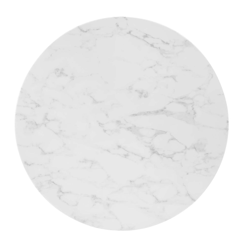 Zinque 36" Artificial Marble Dining Table By Modway - EEI-5122 | Dining Tables | Modishstore - 3