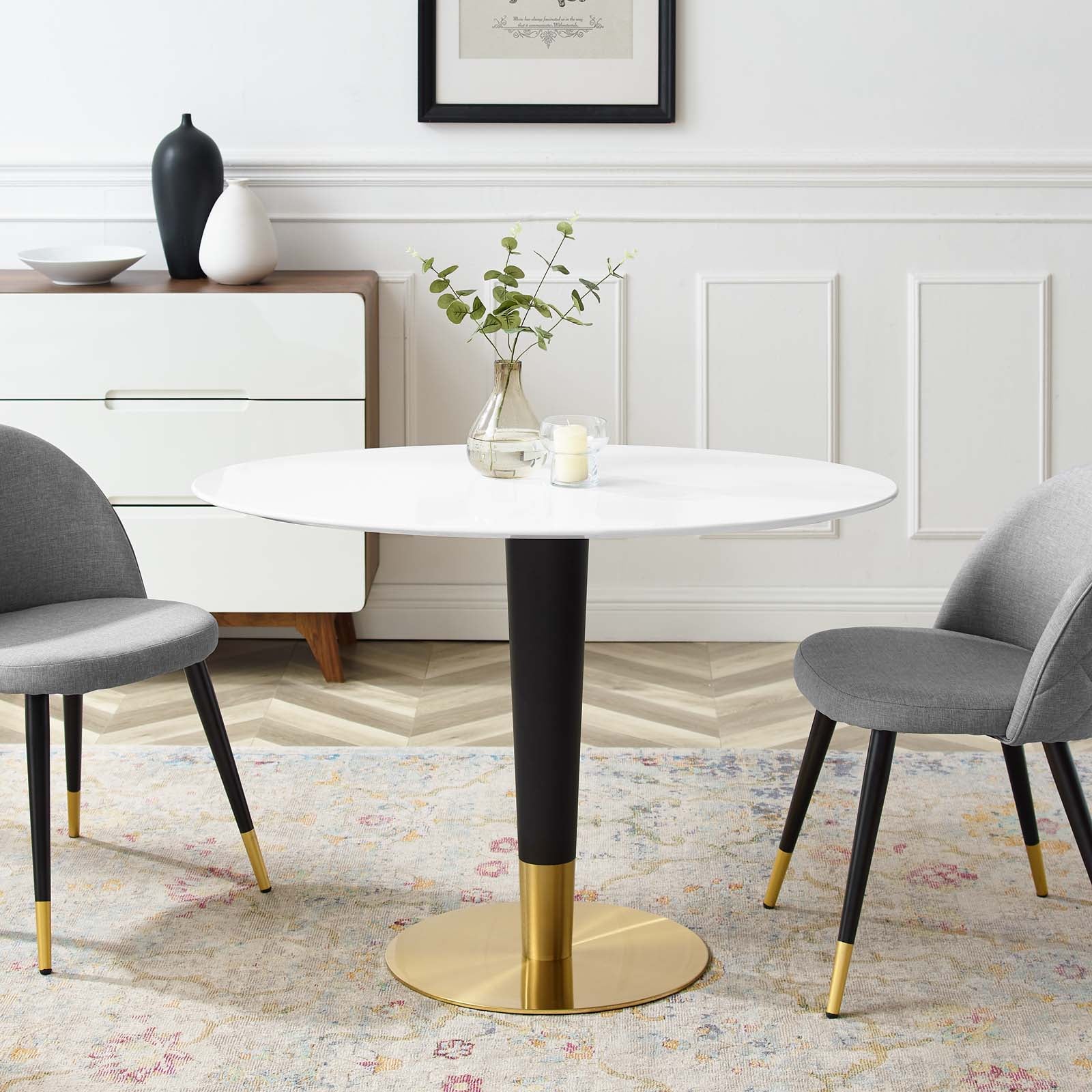 Zinque 42" Oval Dining Table By Modway - EEI-5124 | Dining Tables | Modishstore - 1