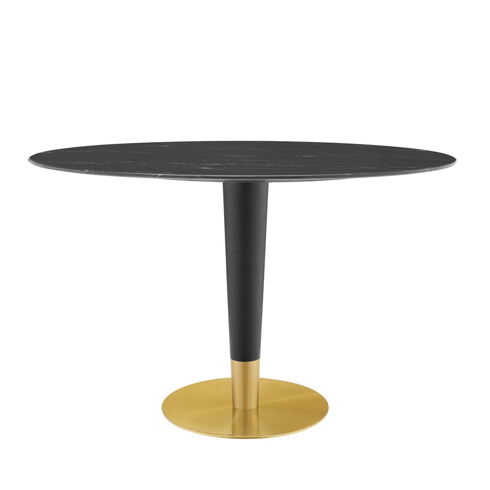 Zinque 48" Oval Artificial Marble Dining Table By Modway - EEI-5134 | Dining Tables | Modishstore - 2