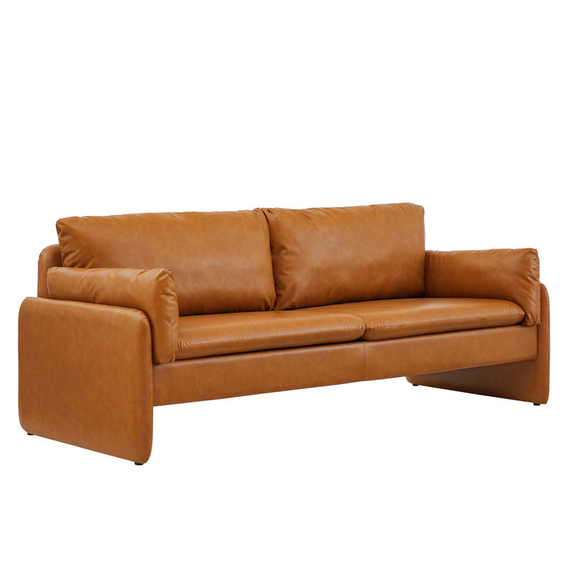 Modway Indicate Vegan Leather Sofa - EEI-5151 | Sofas | Modishstore - 1