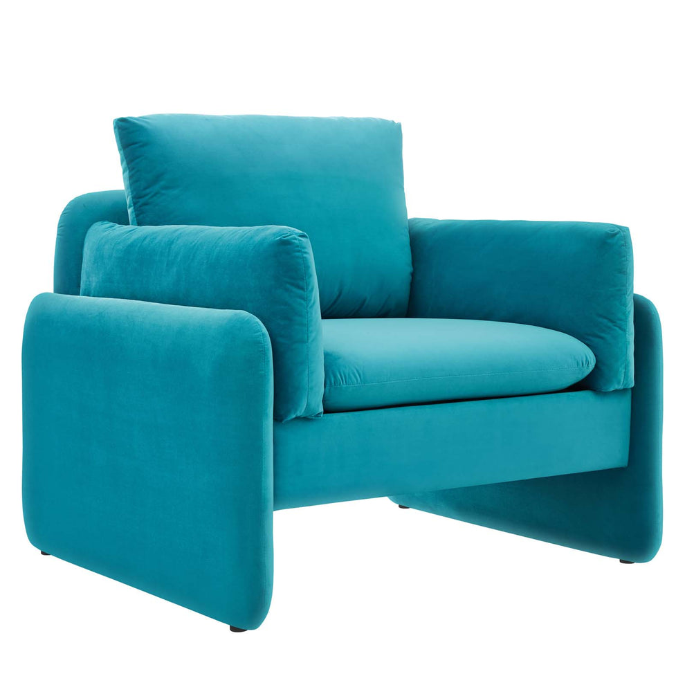 Modway Indicate Performance Velvet Armchair - EEI-5152 | Armchairs | Modishstore - 1