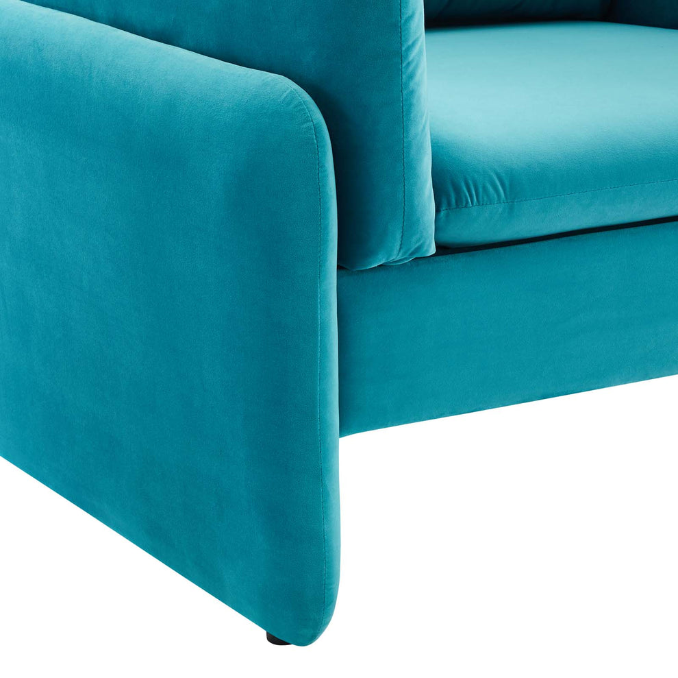 Modway Indicate Performance Velvet Armchair - EEI-5152 | Armchairs | Modishstore - 2