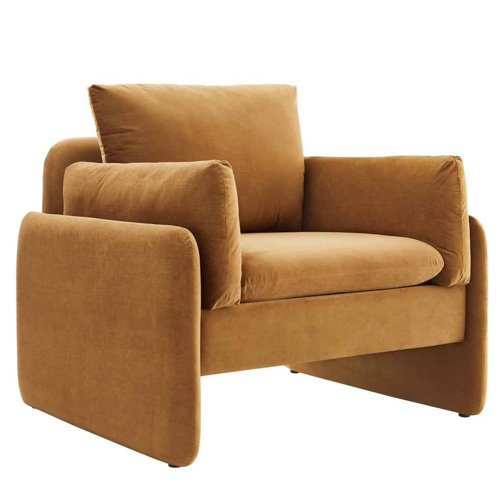 Modway Indicate Performance Velvet Armchair - EEI-5152 | Armchairs | Modishstore - 7