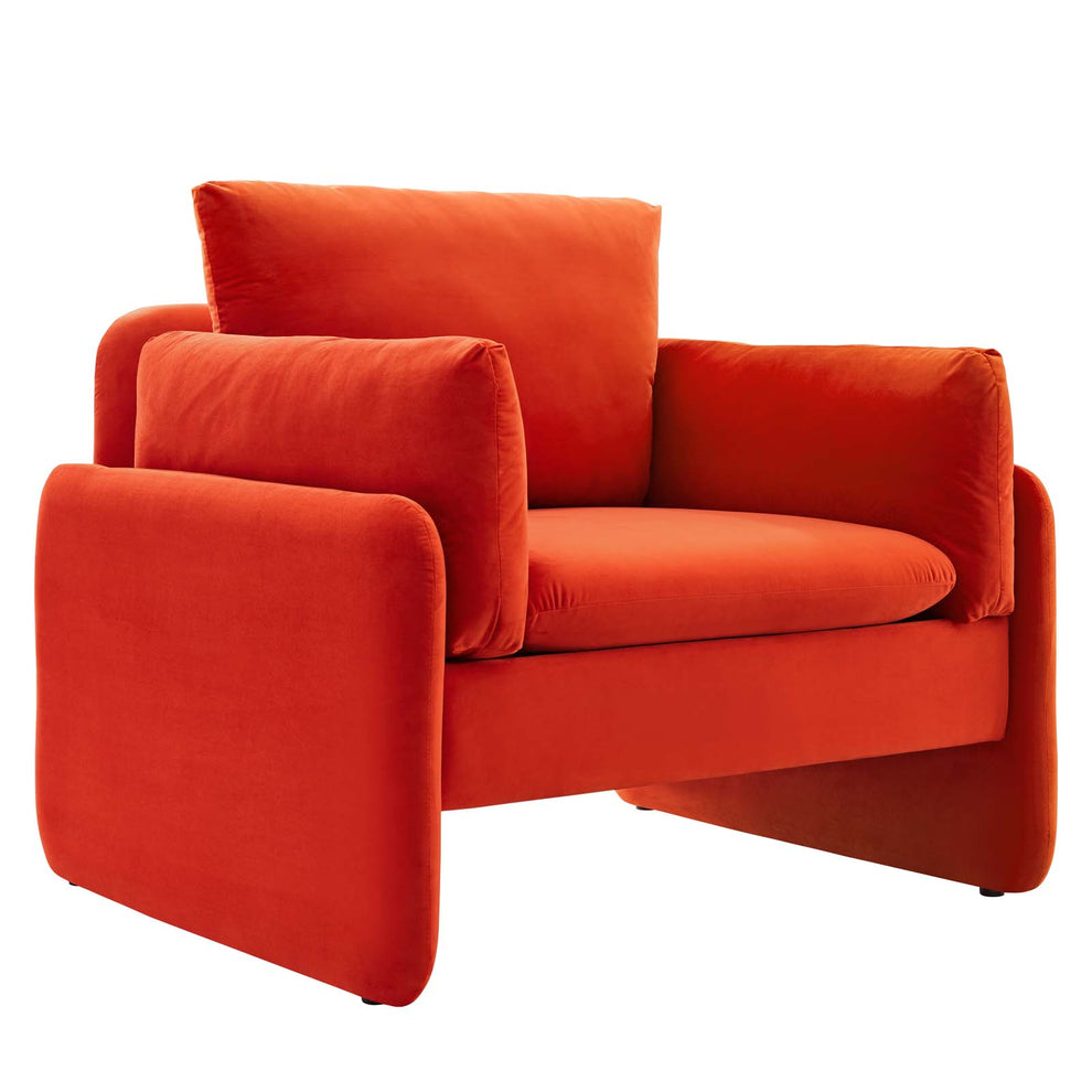 Modway Indicate Performance Velvet Armchair - EEI-5152 | Armchairs | Modishstore - 19