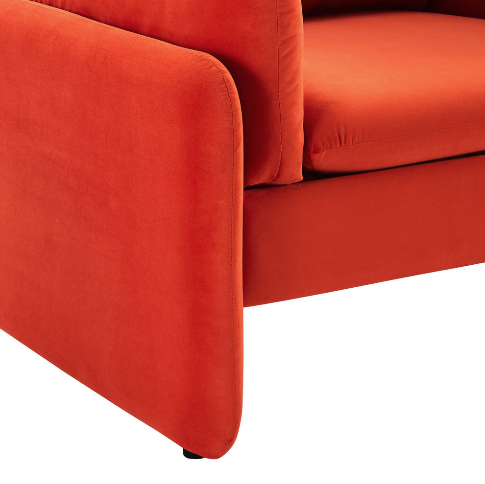 Modway Indicate Performance Velvet Armchair - EEI-5152 | Armchairs | Modishstore - 20