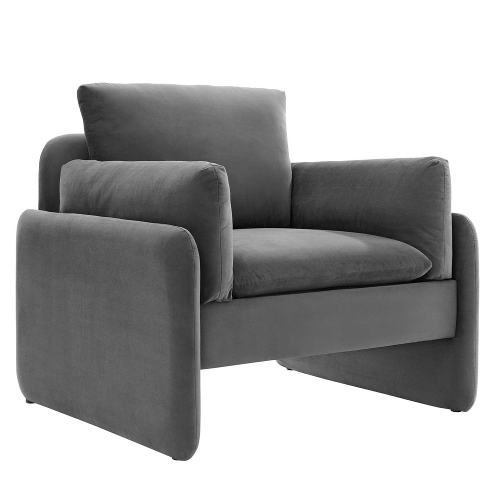 Modway Indicate Performance Velvet Armchair - EEI-5152 | Armchairs | Modishstore - 4