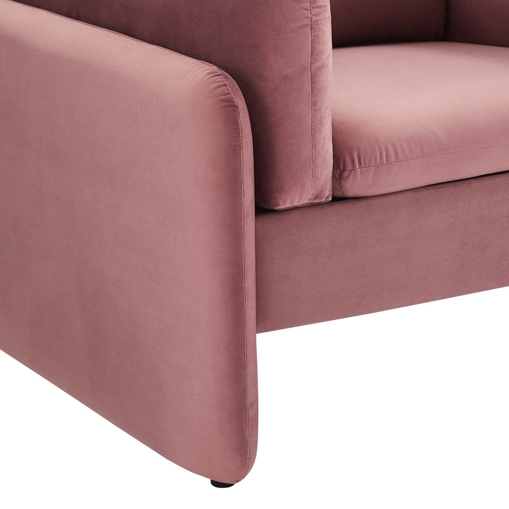 Modway Indicate Performance Velvet Armchair - EEI-5152 | Armchairs | Modishstore - 11