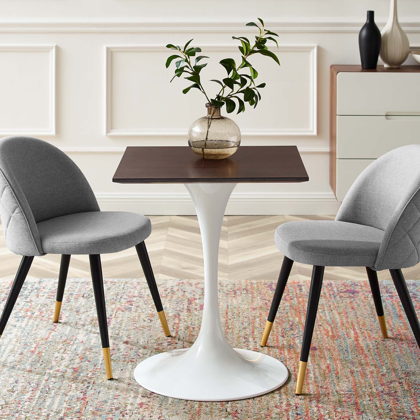 Modway Lippa 24" Square Dining Table - EEI-5161 | Dining Tables | Modishstore - 1