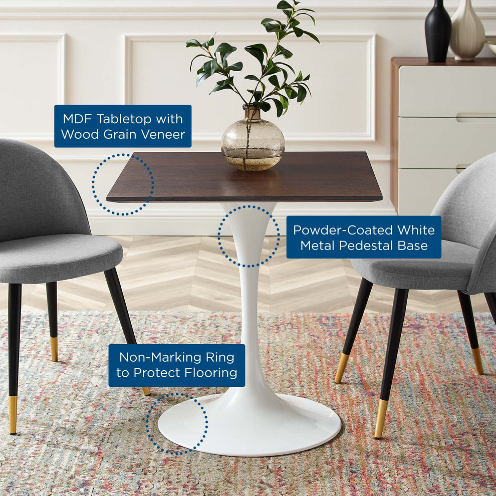 Modway Lippa 28" Square Dining Table - EEI-5163 | Dining Tables | Modishstore - 5