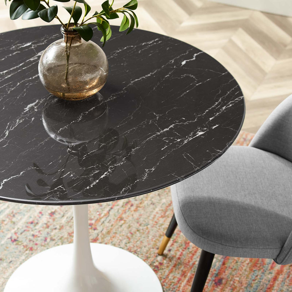 Modway Lippa 36" Artificial Marble Dining Table - EEI-5168 | Dining Tables | Modishstore - 6