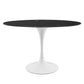 Modway Lippa 48" Oval Artificial Marble Dining Table - EEI-5170 | Dining Tables | Modishstore - 2