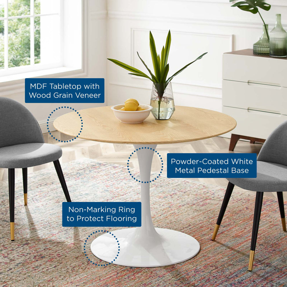 Modway Lippa 40" Dining Table - EEI-5172 | Dining Tables | Modishstore - 5